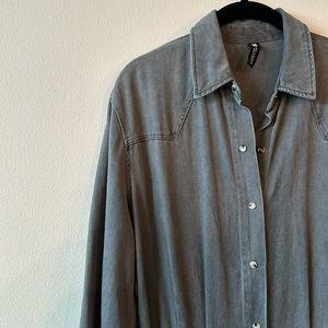 Zara Grey Jumpsuit Size Small